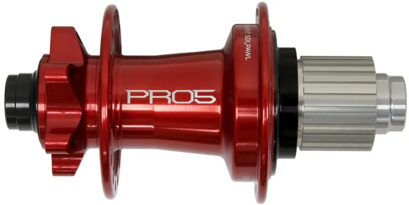 Hope Pro 5 Rear 6 Bolt 24H 135x12mm Hub Red-2
