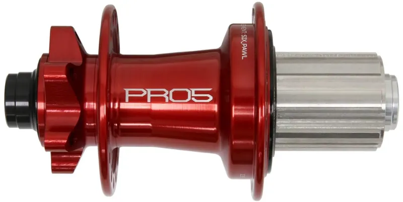 Hope Pro 5 Rear 6 Bolt 24H 135x12mm Hub Red-1