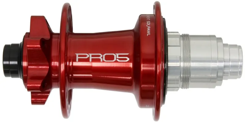 Hope Pro 5 Rear 6 Bolt 24H 135x12mm Hub Red-4
