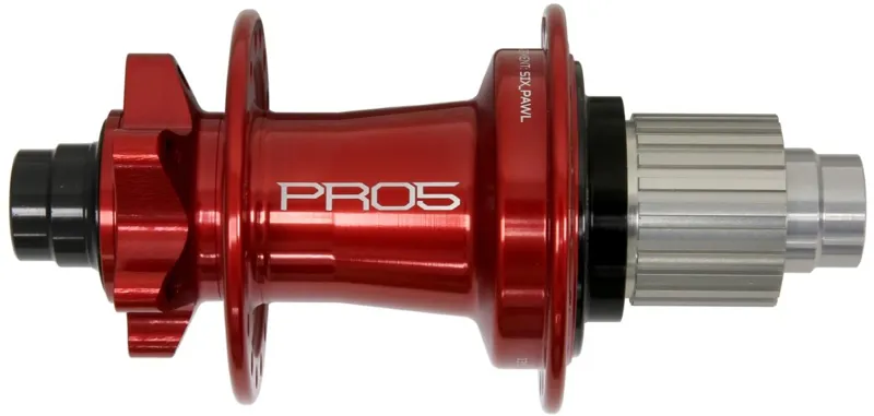 Hope Pro 5 Rear 6 Bolt 24H 142x12mm Hub Red-2