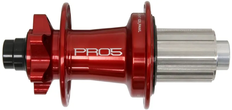 Hope Pro 5 Rear 6 Bolt 24H 142x12mm Hub Red-1