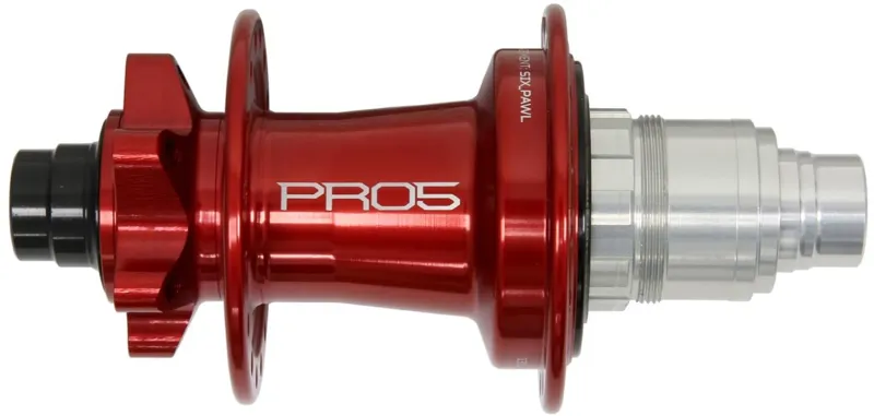 Hope Pro 5 Rear 6 Bolt 24H 142x12mm Hub Red-4