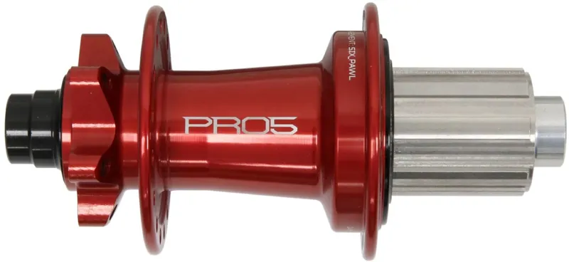 Hope Pro 5 Rear 6 Bolt 24H 148x12mm Hub Red-1