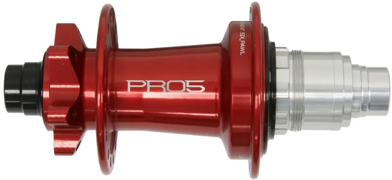 Hope Pro 5 Rear 6 Bolt 24H 148x12mm Hub Red-3