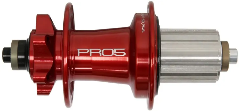 Hope Pro 5 Rear 24H 135mm QR Hub Red-1
