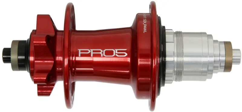 Hope Pro 5 Rear 24H 135mm QR Hub Red-3
