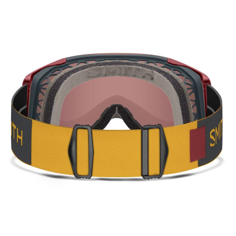 Smith Rhythm MTB Goggles OS Slate Fools Gold/ChromaPop Everyday Red Mirror Lens-4