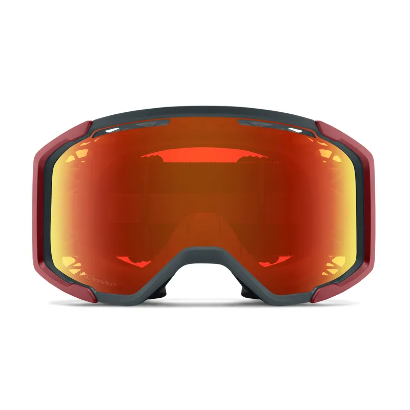 Smith Rhythm MTB Goggles OS Slate Fools Gold/ChromaPop Everyday Red Mirror Lens-3