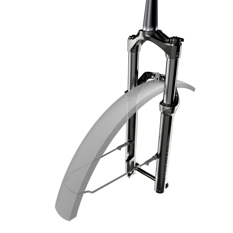 Rockshox Recon Silver RL Crown 27.5 9QR Alum Str 1 1/8 42mm Offset Solo Air Fork Gloss Black-3