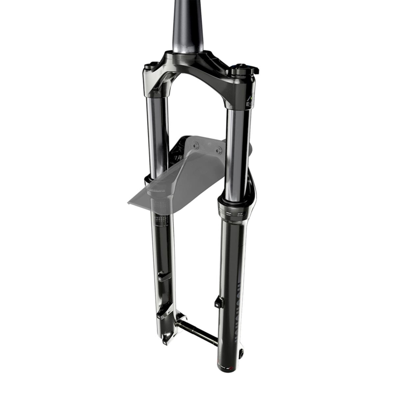 Rockshox Recon Silver RL Crown 27.5 9QR Alum Str 1 1/8 42mm Offset Solo Air Fork Gloss Black-4