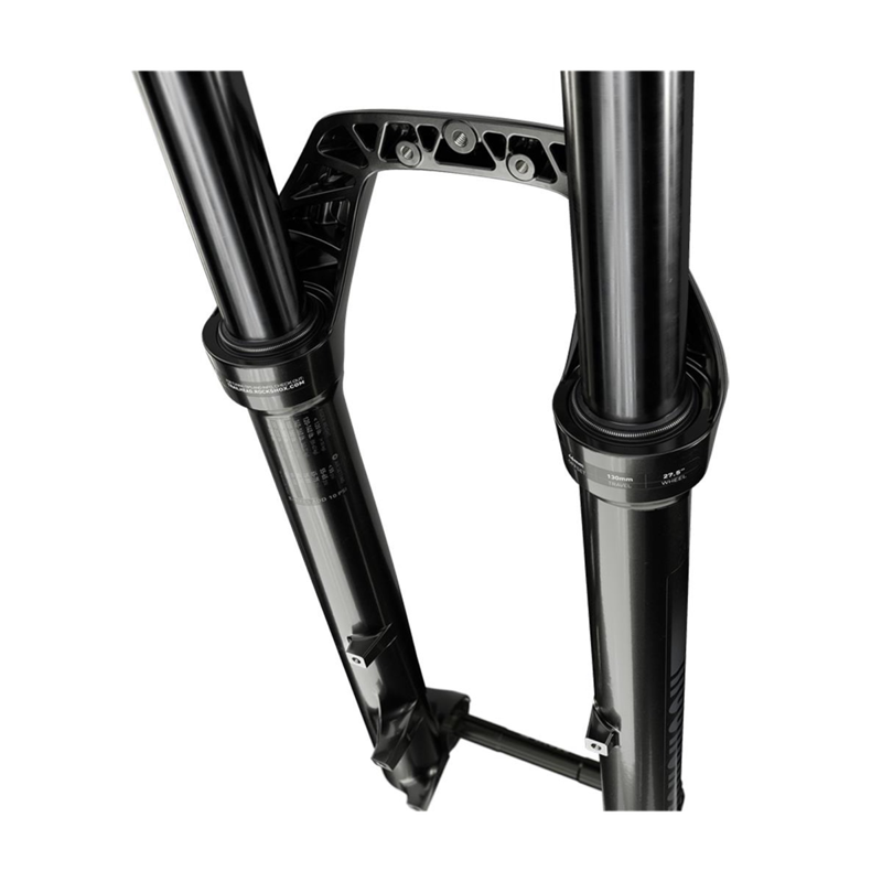 Rockshox Recon Silver RL Crown 27.5 9QR Alum Str 1 1/8 42mm Offset Solo Air Fork Gloss Black-5