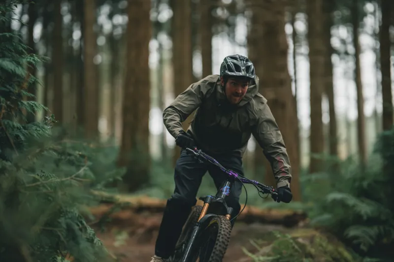 Troy Lee Designs Resist Waterproof MTB Jacket Mono Dark Pine-8