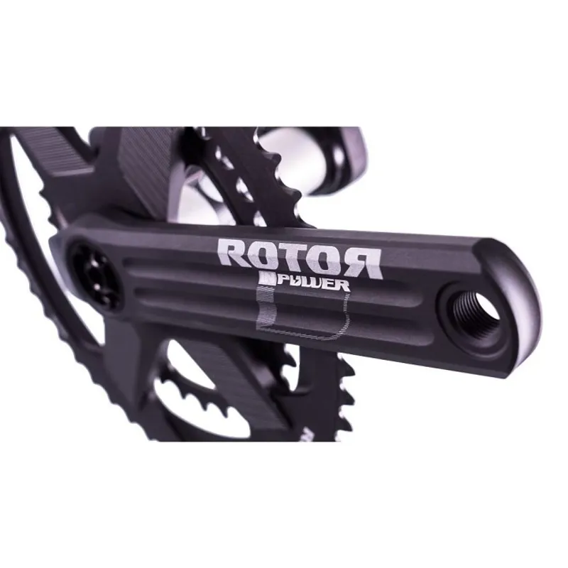 Rotor INpower  DM Powermeter Chainset Road Crank 172.5mm Black-1