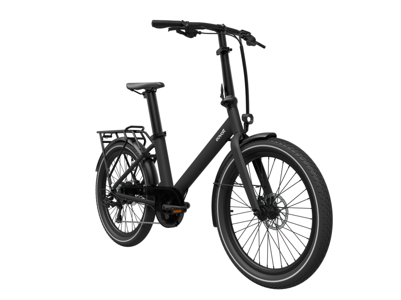 Eovolt Evening Compact Electric Bike 24in Wheel 2025 Onyx Black-1