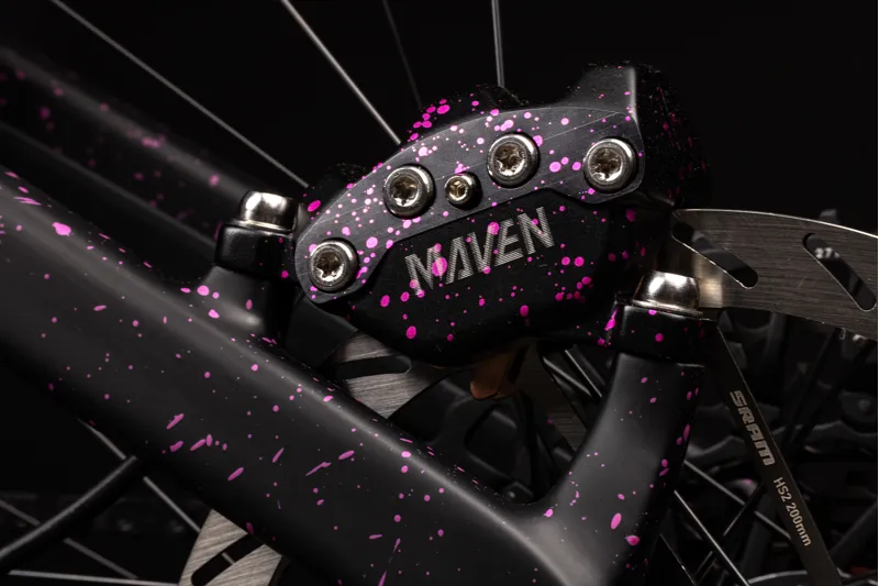 Santa Cruz Bullit CC Podium Electric Bike Medium 2026 Black/Purple Splatter-4