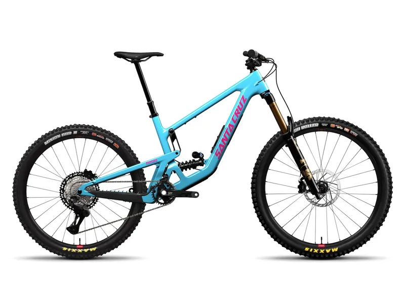 Santa Cruz Nomad CC MX XT Di2 Mountain Bike Gloss Aqua Magenta