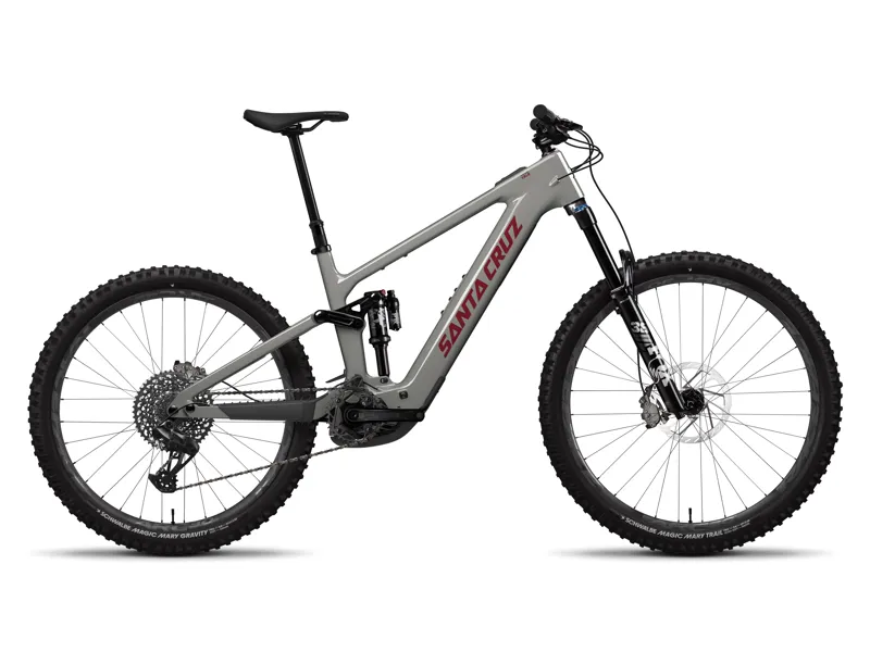 Santa Cruz Vala C S Electric Bike 2025 Gloss Grey