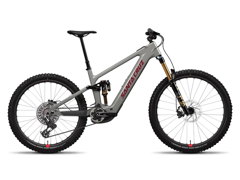 Santa Cruz Vala CC X0 AXS RSV Electric Bike 2025 Gloss Grey