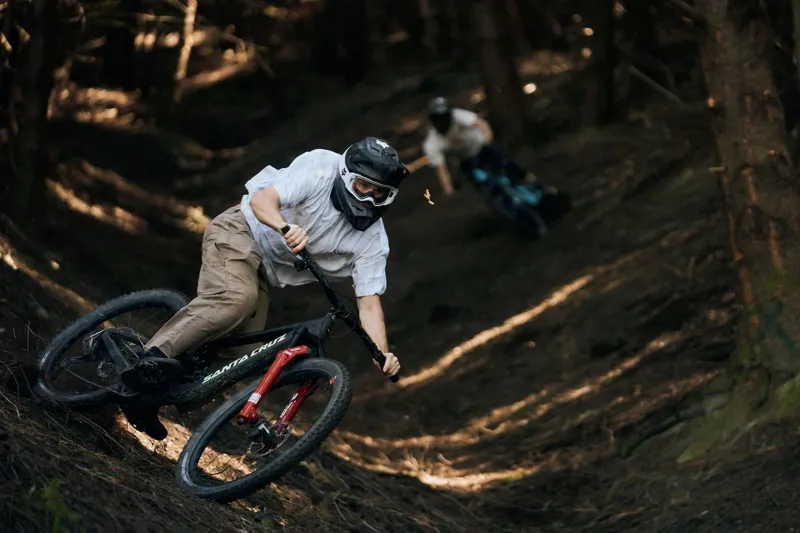 Santa Cruz Nomad CC MX XT Di2 Mountain Bike Matte Metallic Earth-4