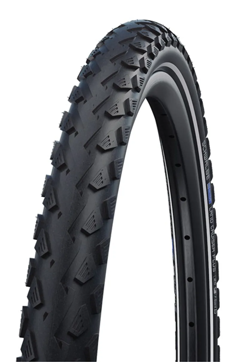 Schwalbe Land Cruiser Plus Wire Tyre PunctureGuard TwinSkin Black Reflective-1