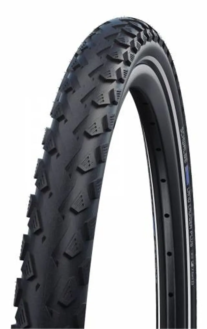 Schwalbe Land Cruiser Plus Wire Tyre PunctureGuard TwinSkin Black Reflective-2
