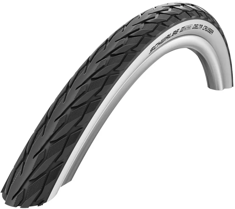 Schwalbe Delta Cruiser 700x28c  Folding Tyre K-Guard Black/White