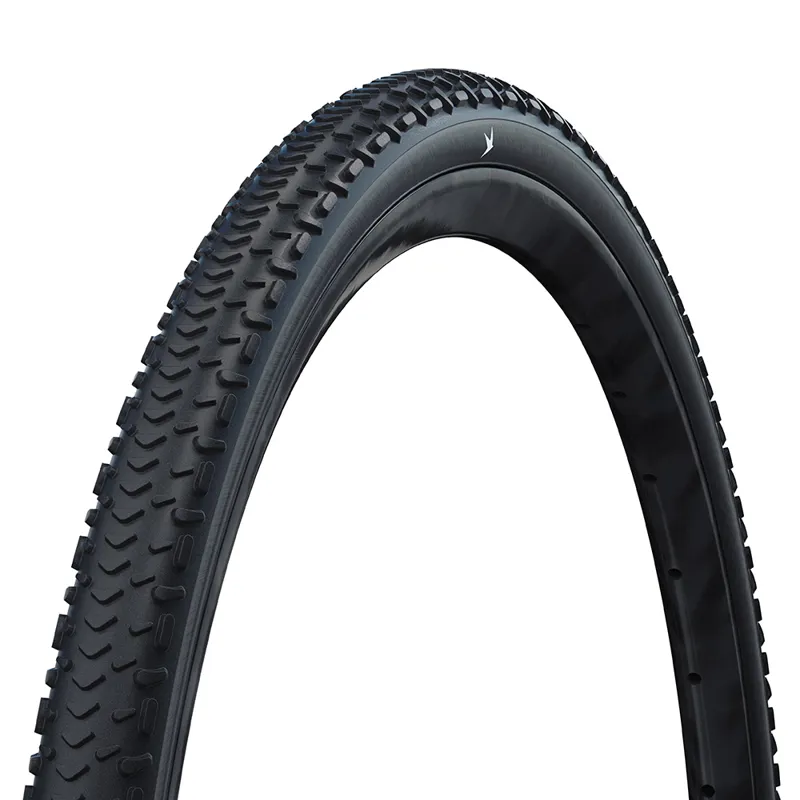 Schwalbe G-One RX 28x1.50/700x40 Folding Tyre Addix Green RaceGuard E-25 TLR Black