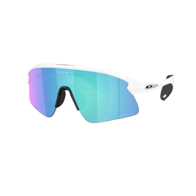 Oakley Stunt Devil Sunglasses Matte White/Prizm Sapphire