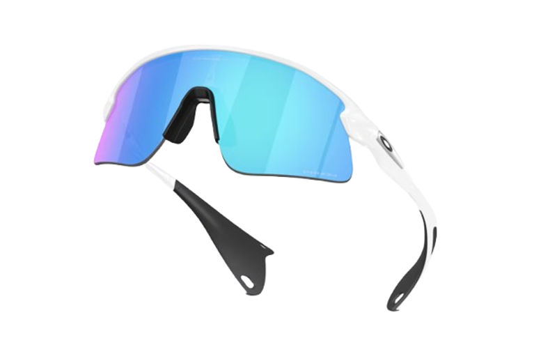Oakley Stunt Devil Sunglasses Matte White/Prizm Sapphire-1