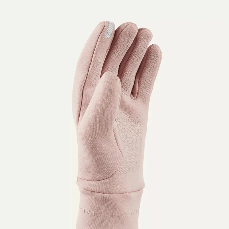 SealSkinz Acle Womens Water repellent Nano Fleece Glove Pink-2