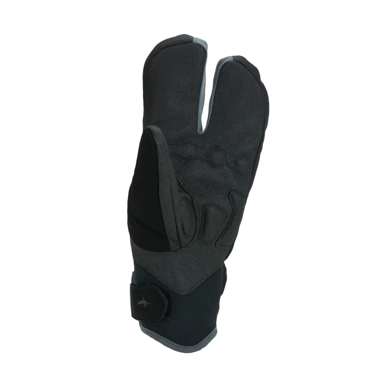SealSkinz Barwick Waterproof Extreme Cold Weather Cycle Split Finger Glove Black-1