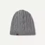 SealSkinz Blakeney Waterproof Cold Weather Cable Knit Beanie Hat Grey Marl
