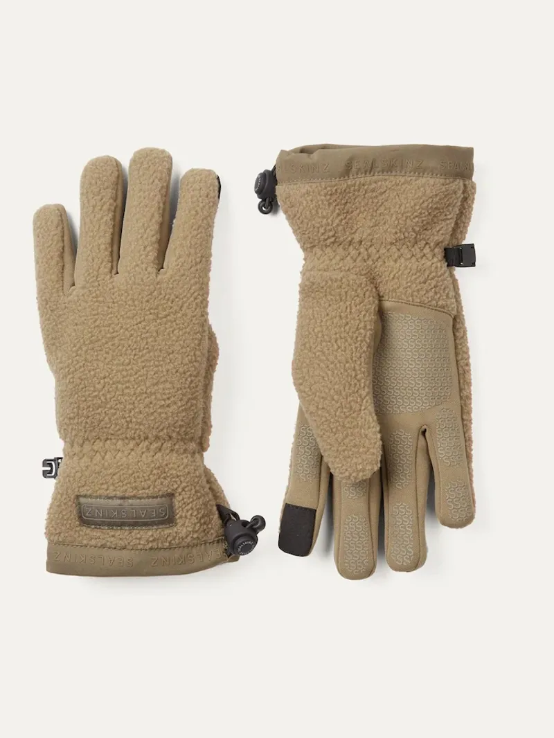 SealSkinz Hoveton Waterproof Heavy Sherpa Fleece Glove Brown