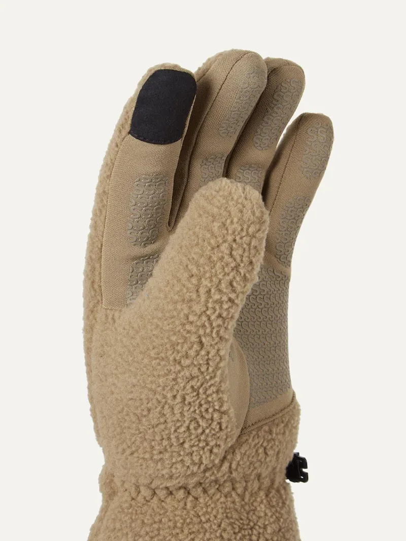 SealSkinz Hoveton Waterproof Heavy Sherpa Fleece Glove Brown-1