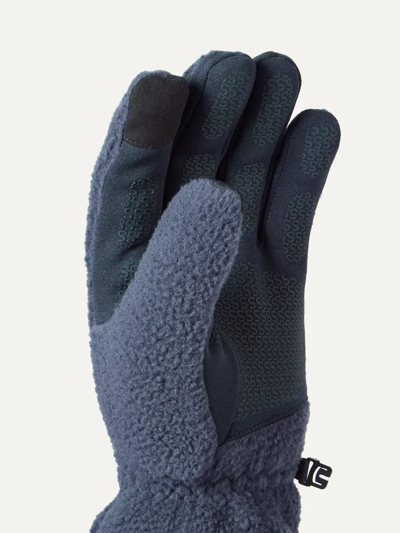 SealSkinz Hoveton Waterproof Heavy Sherpa Fleece Glove Navy-1
