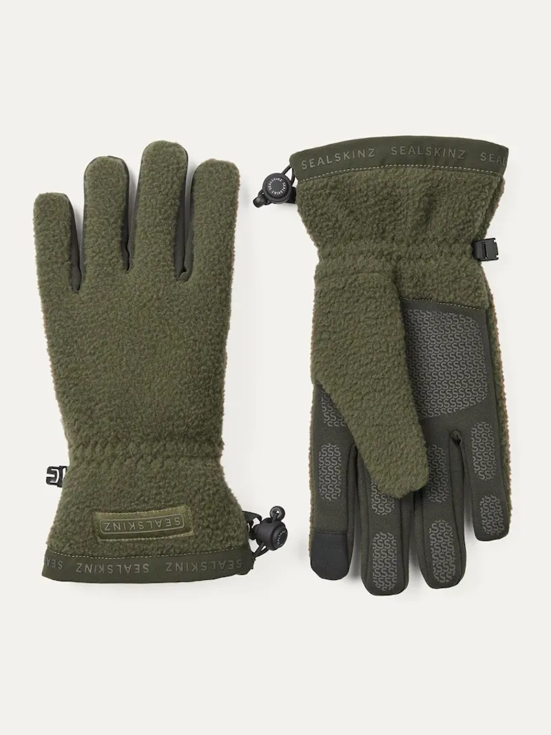 SealSkinz Hoveton Waterproof Heavy Sherpa Fleece Glove Olive