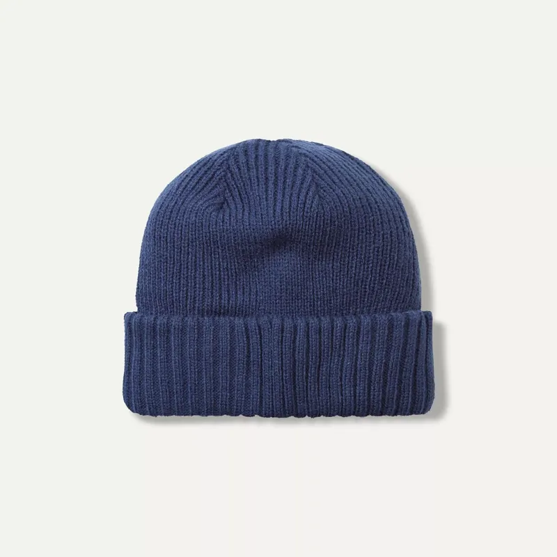 SealSkinz Colby Waterproof Zipped Pocket Knitted Beanie Blue-1