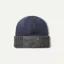 SealSkinz Colby Waterproof Zipped Pocket Knitted Beanie Navy/Grey