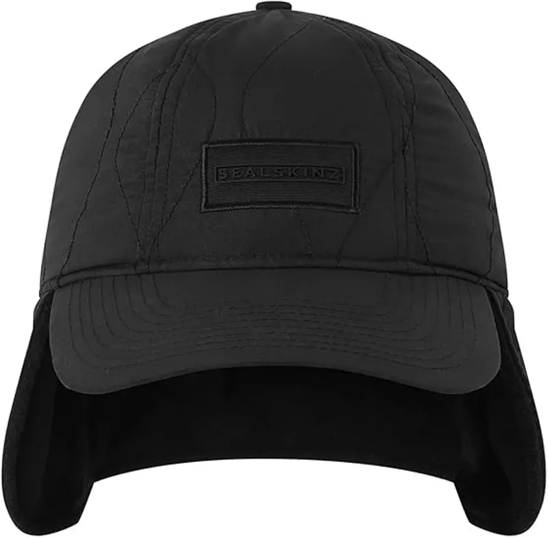 SealSkinz Diss Waterproof Onion Quiltt Ear Warmer Cap One Size Black