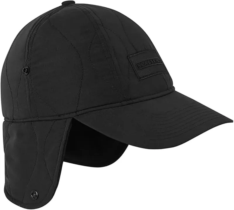 SealSkinz Diss Waterproof Onion Quiltt Ear Warmer Cap One Size Black-1