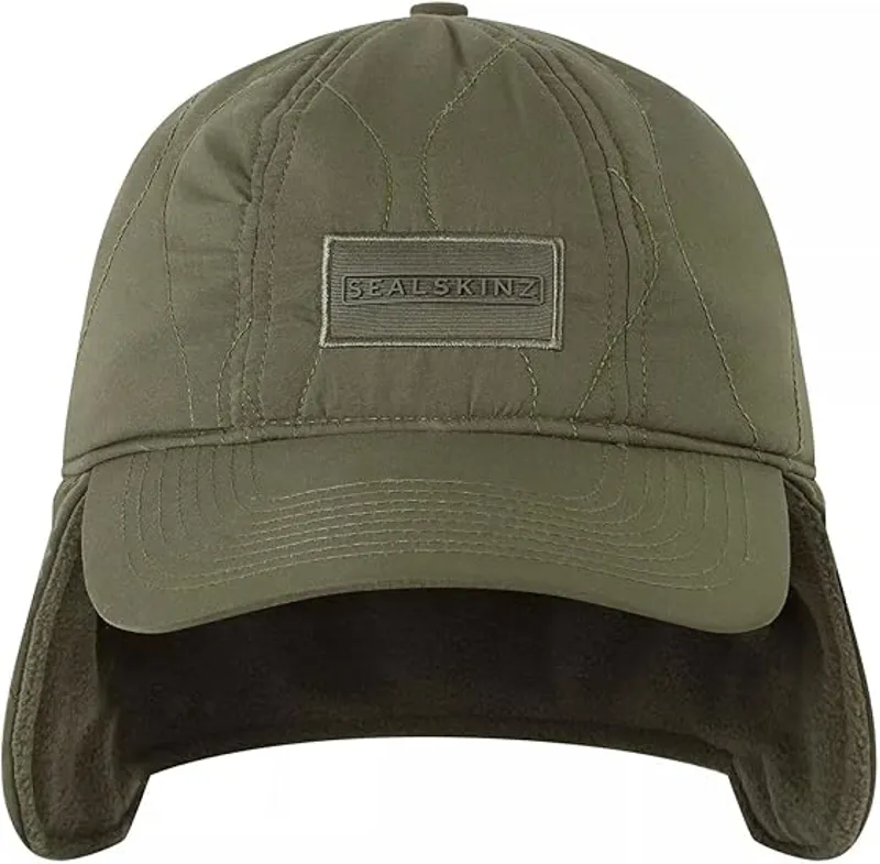 SealSkinz Diss Waterproof Onion Quiltt Ear Warmer Cap One Size Olive