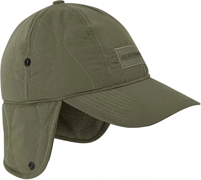 SealSkinz Diss Waterproof Onion Quiltt Ear Warmer Cap One Size Olive-1