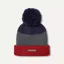 SealSkinz Flitcham Waterproof Fleece Lined Cold Weather Striped Bobble Hat Orange/Grey/Navy