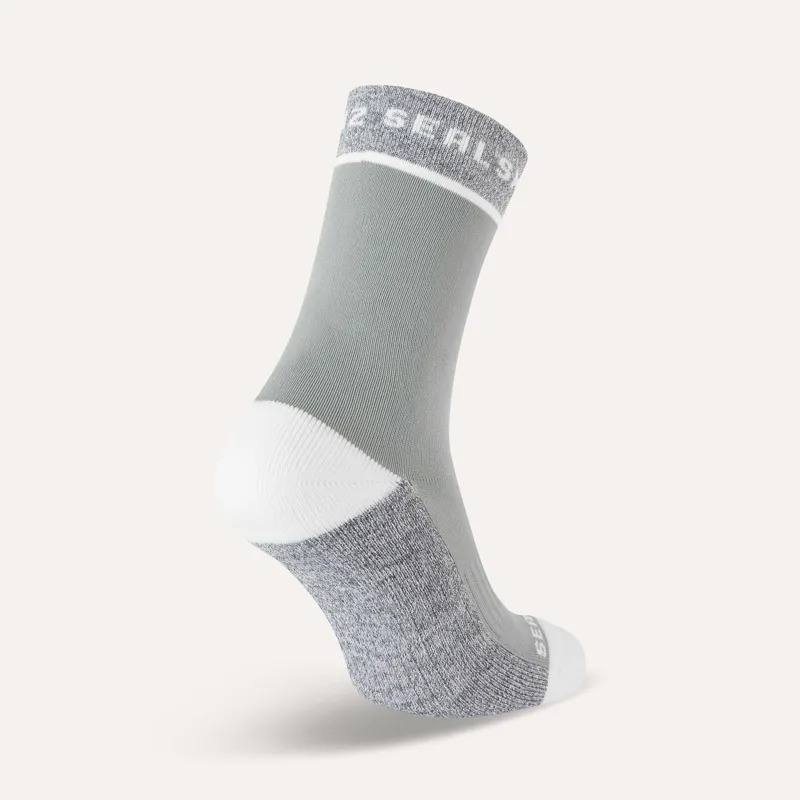 SealSkinz Foxley Mid Length Active Sock Grey/Cream-1