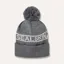 SealSkinz Heacham Waterproof Cold Weather Icon Bobble Hat Dark Grey/Cream
