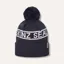 SealSkinz Heacham Waterproof Cold Weather Icon Bobble Hat Navy/Cream