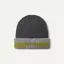 SealSkinz Holkham Waterproof Cold Weather Striped Roll Cuff Beanie Grey/Green