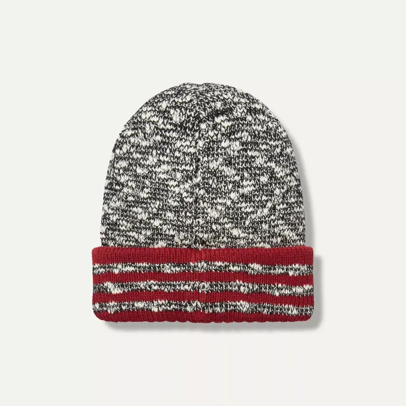 SealSkinz Horsey Waterproof Twisted Yarn Beanie Black/White/Orange-1