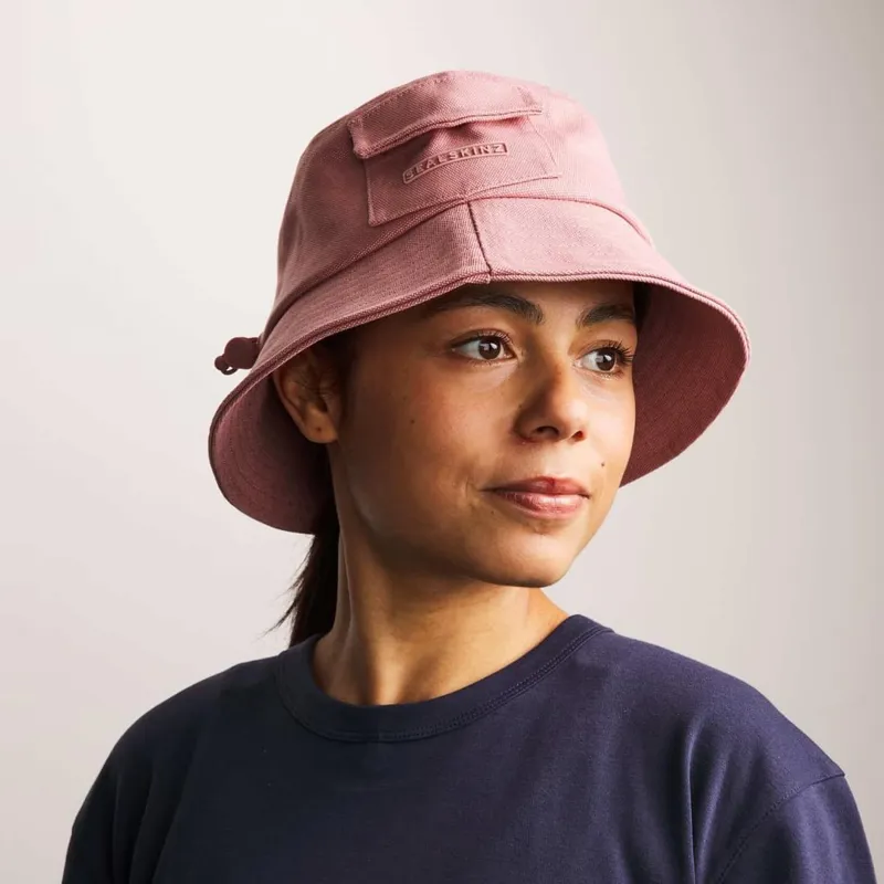 SealSkinz Lynford Waterproof Canvas Bucket Hat Pink-2