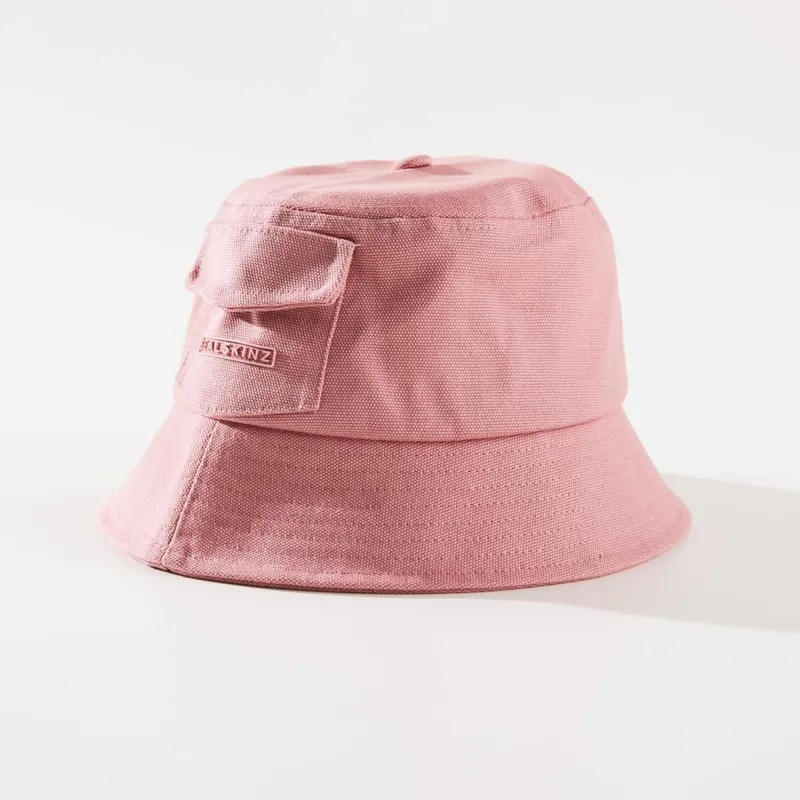 SealSkinz Lynford Waterproof Canvas Bucket Hat Pink-1